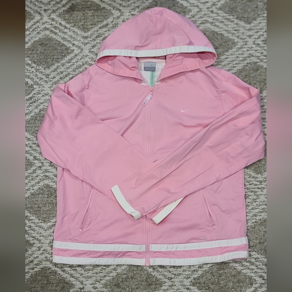 Pink Nike Hooded Jacket